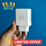 GearUP GP007 45W Fast Charging PD 3.0+ QC 3.0 USB Wall Charger