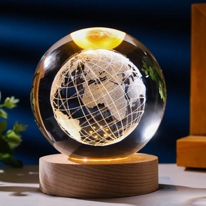 Color Changing LED 3D Crystal Ball – Globe in Bangladesh