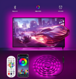 GearUP SL50W Waterproof 5 Meter RGB Strip Light with App and Remote Control (Music Sync)